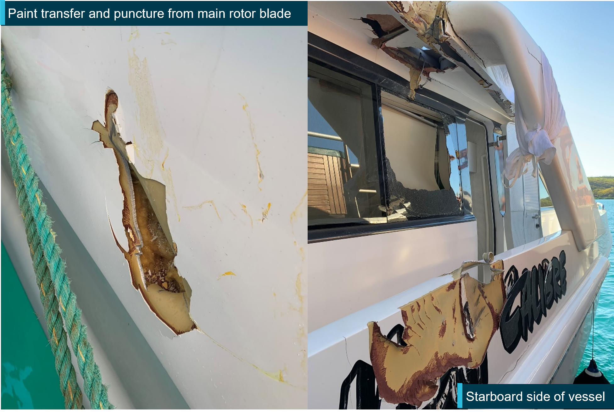 Figure 32: Damage to High Calibre