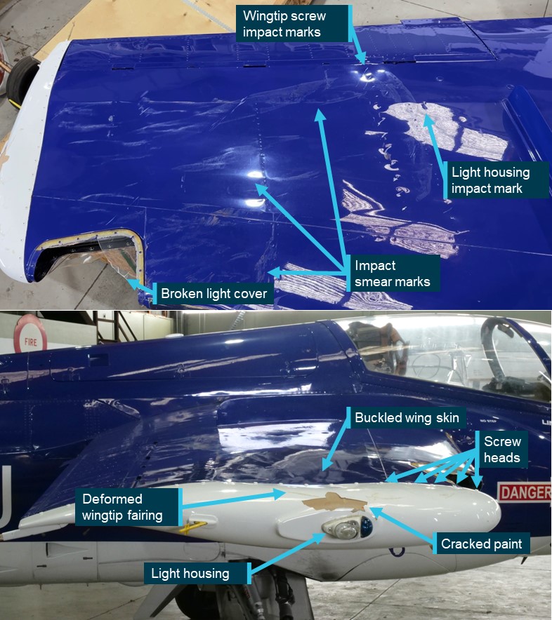 Figure&nbsp;11: Viper 1 collision damage