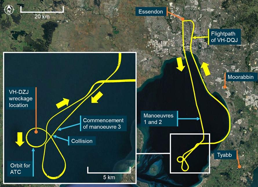 Figure&nbsp;6: Recorded flight path of Viper 1