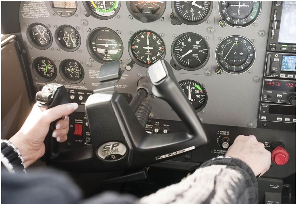 Figure&nbsp;2: Cessna 172 control yoke