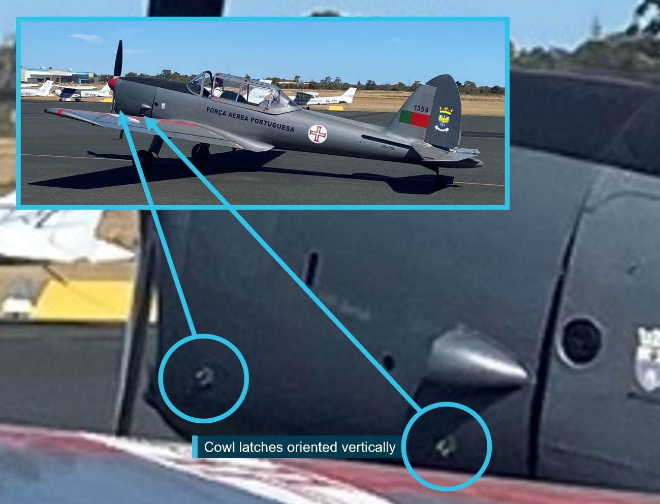 Accident aircraft taxiing for take-off