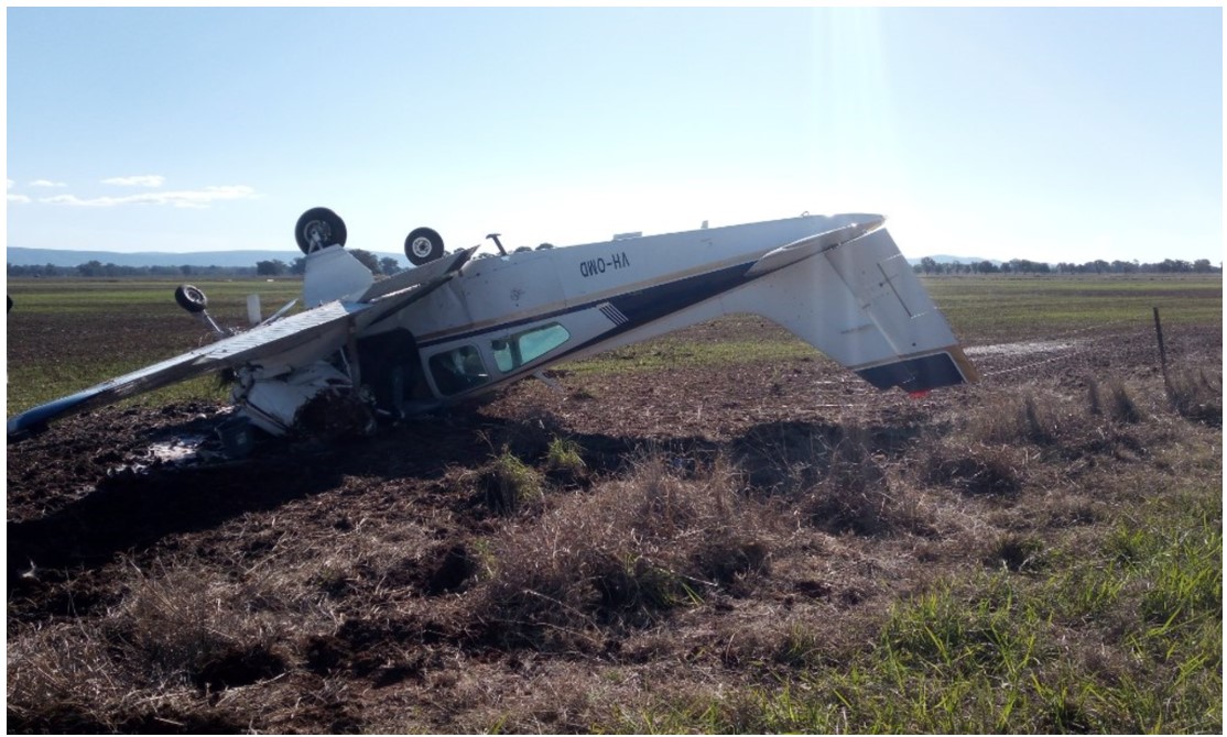 Figure&nbsp;4: VH-OMD accident site
