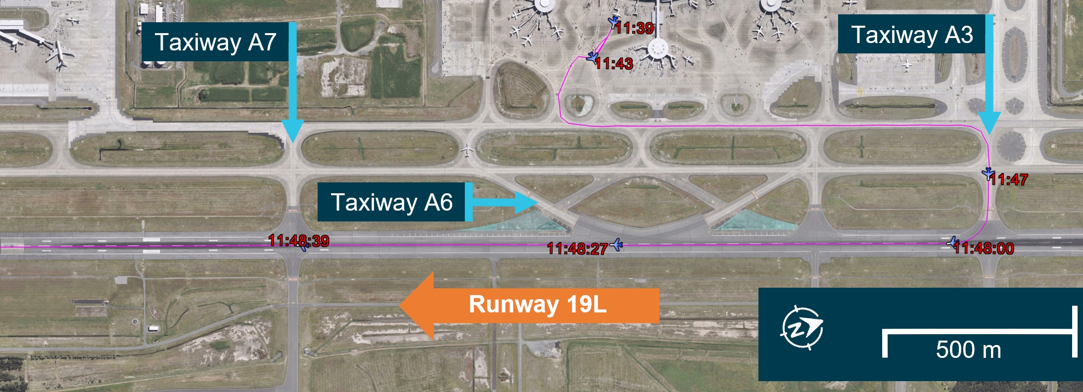 Figure&nbsp;2: VA324 departure
