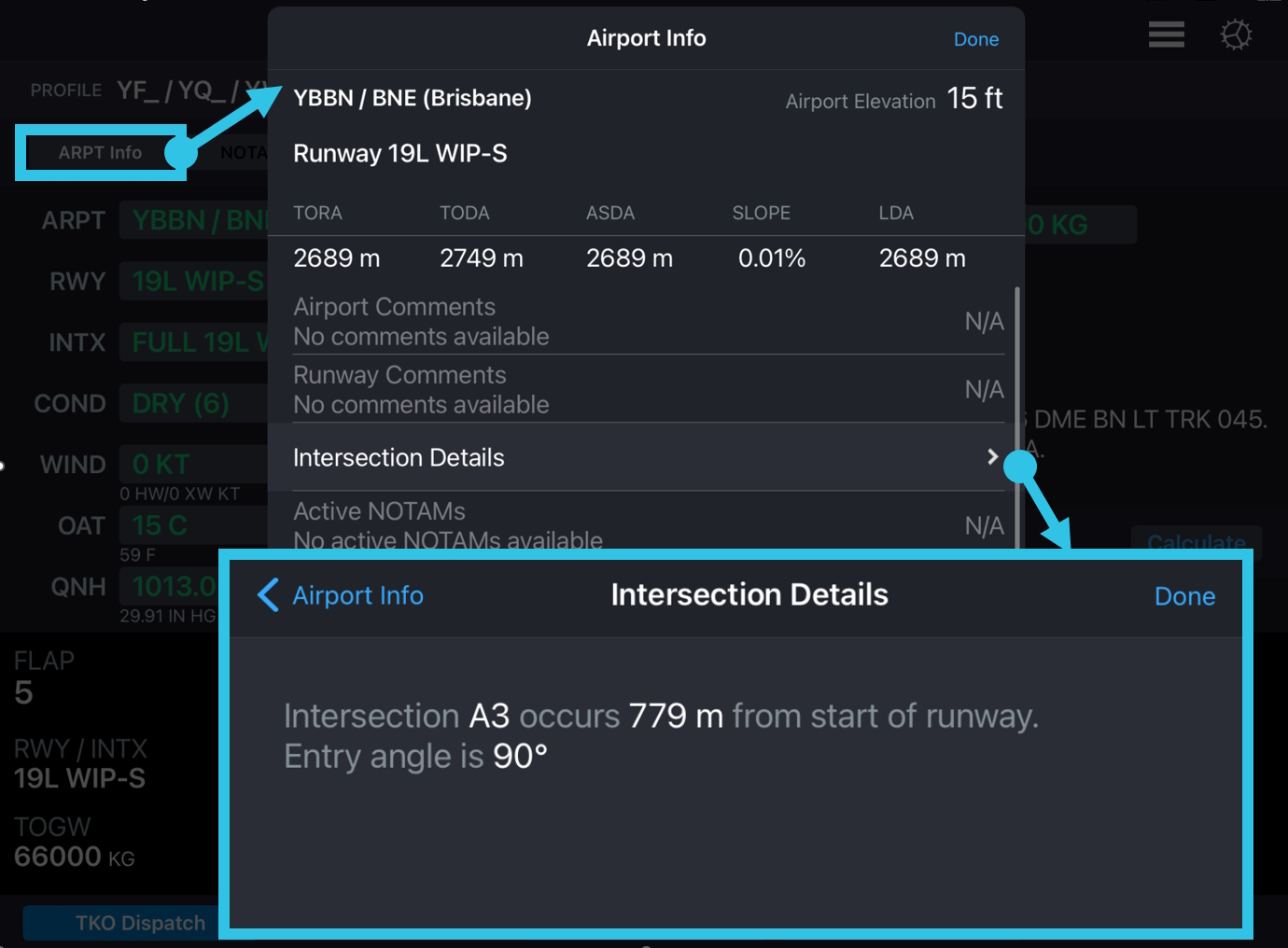 Figure&nbsp;9: OPT airport information
