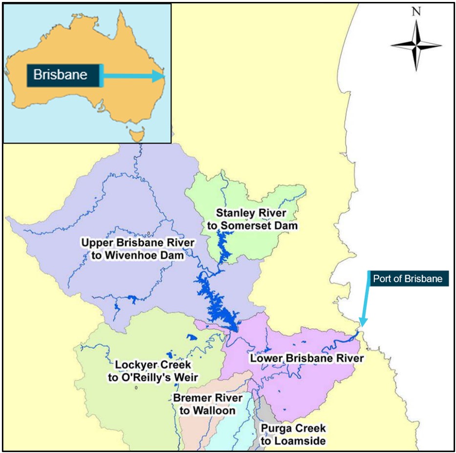 Figure&nbsp;1: The Brisbane River