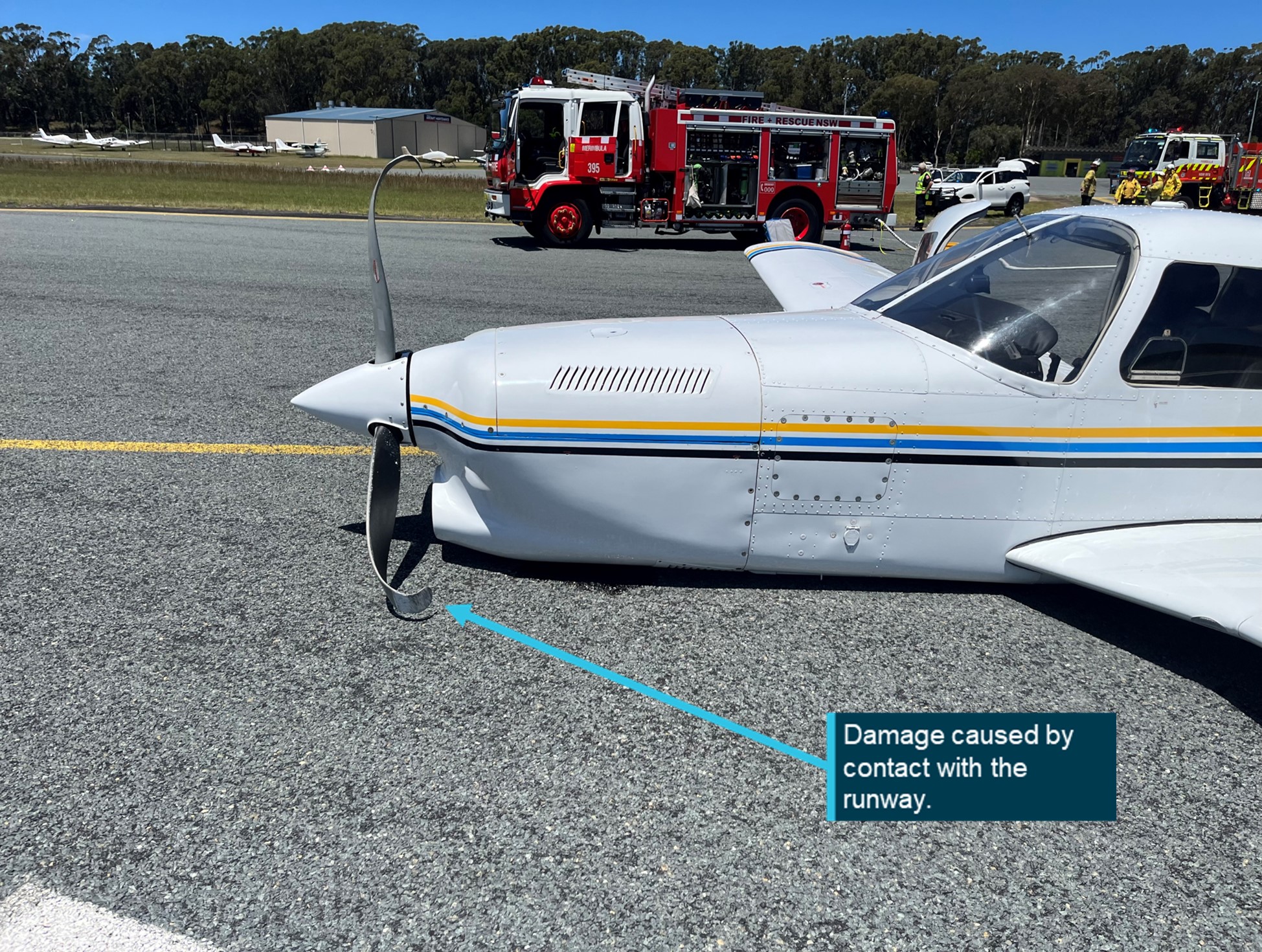 Figure&nbsp;1: Aircraft damage