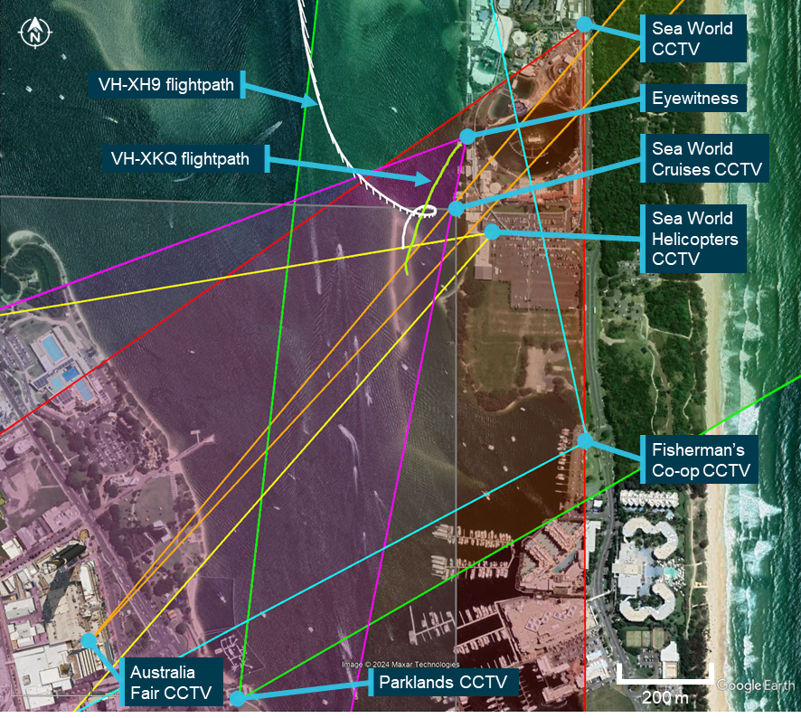 Figure&nbsp;27: Video recordings capturing the accident