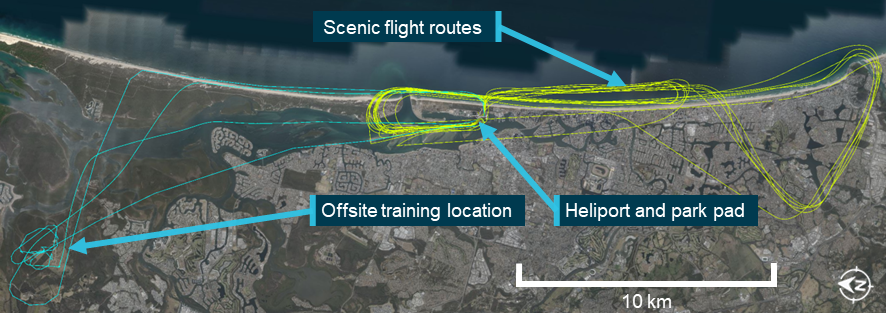 Figure&nbsp;67: EC130 training flights