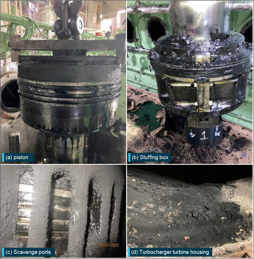 Figure&nbsp;11: Condition of some engine components