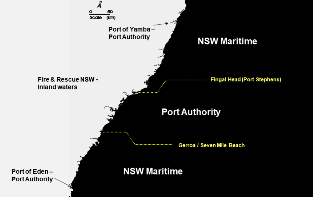 Figure&nbsp;19: Regions and their boundaries for the purposes of notification and response