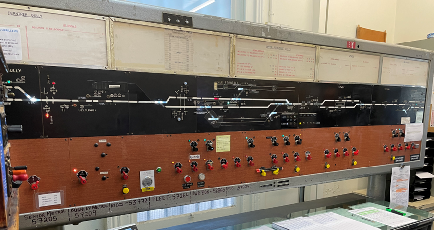 Figure&nbsp;8: UFG station signal control panel