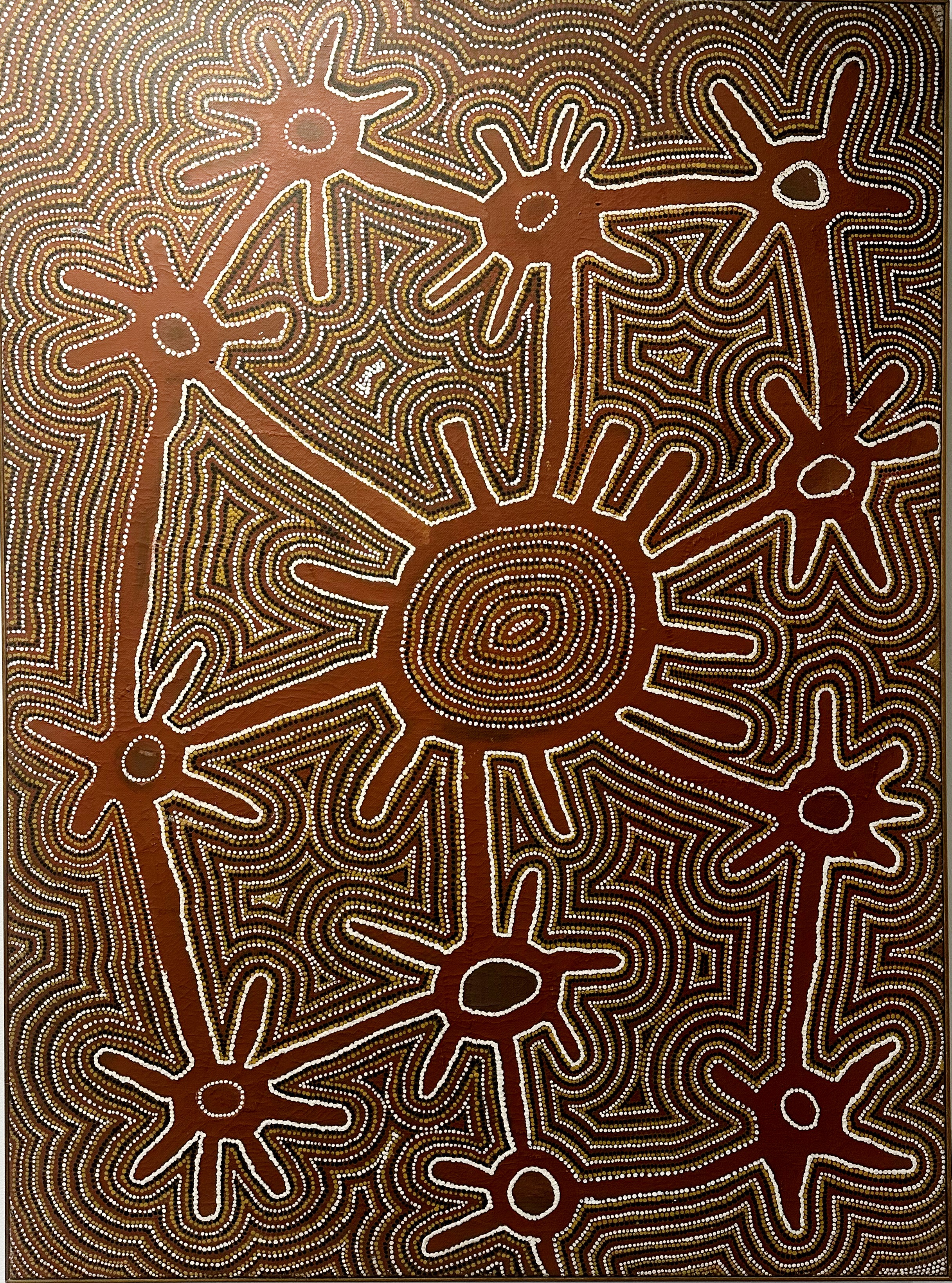 Wirritpi (Rockhole) by Patrick Olodoodi Tjungurrayi c.1935