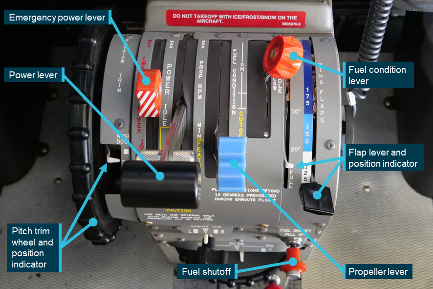 Centre console as found after the accident
