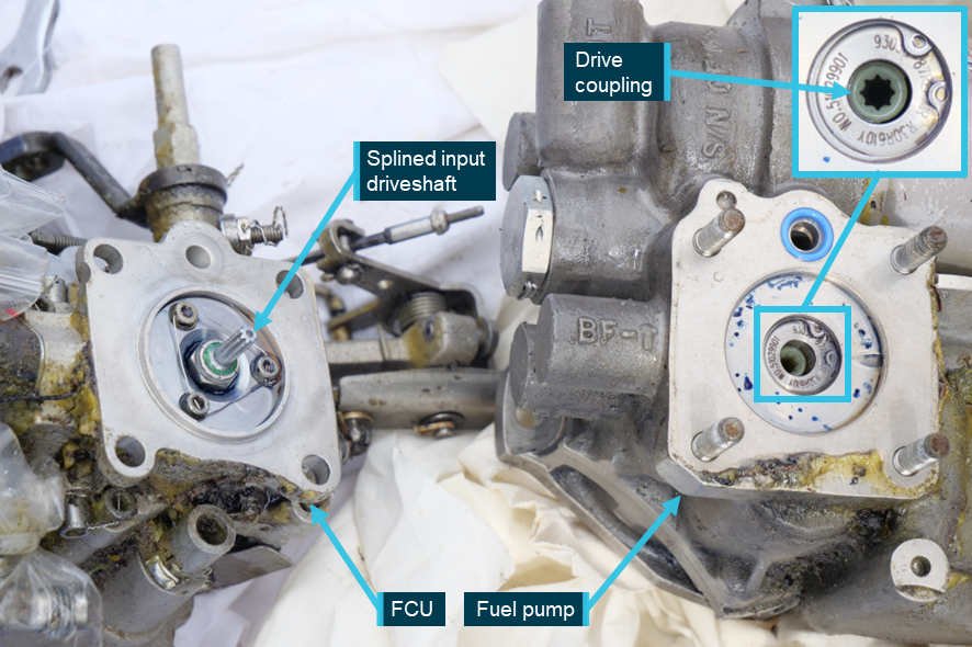 Fuel control unit and fuel pump