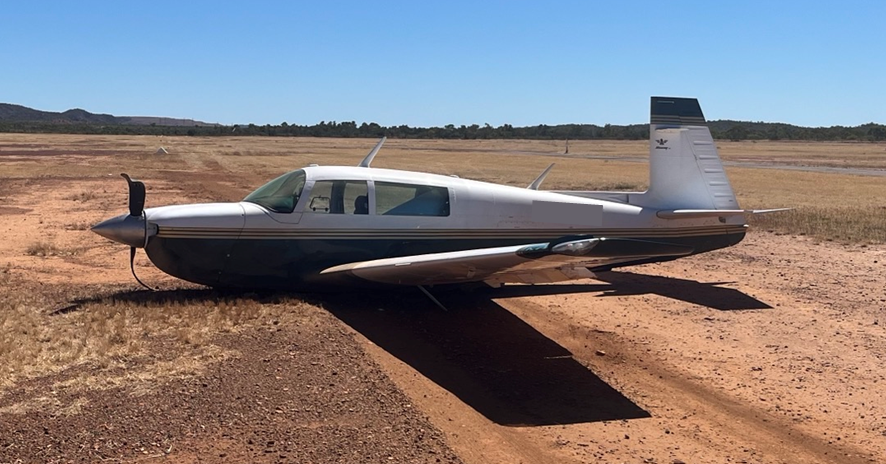 Figure 1: Aircraft post-accident