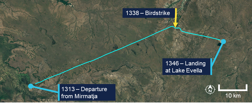 Accident flight overview