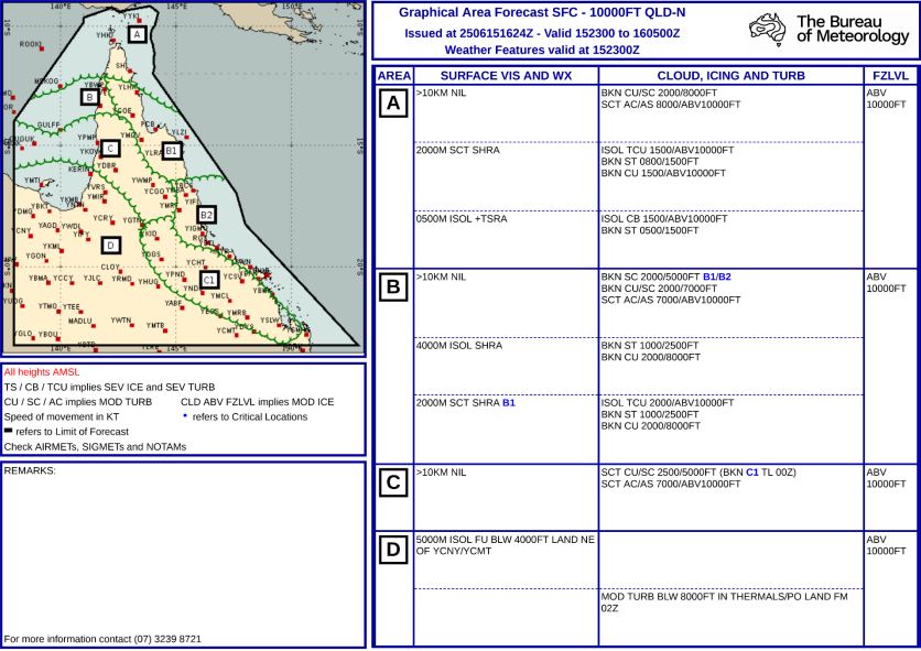 Graphical area forecast issued 0224, 16 June 
