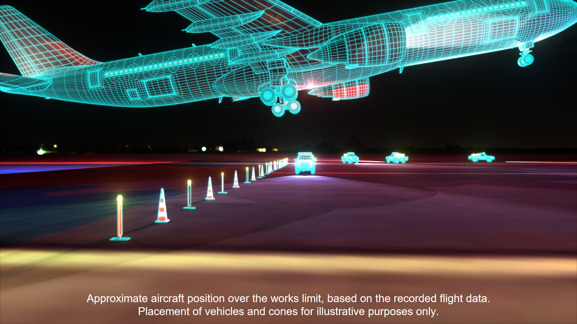 Visual impression of 9M-MTL over works limit