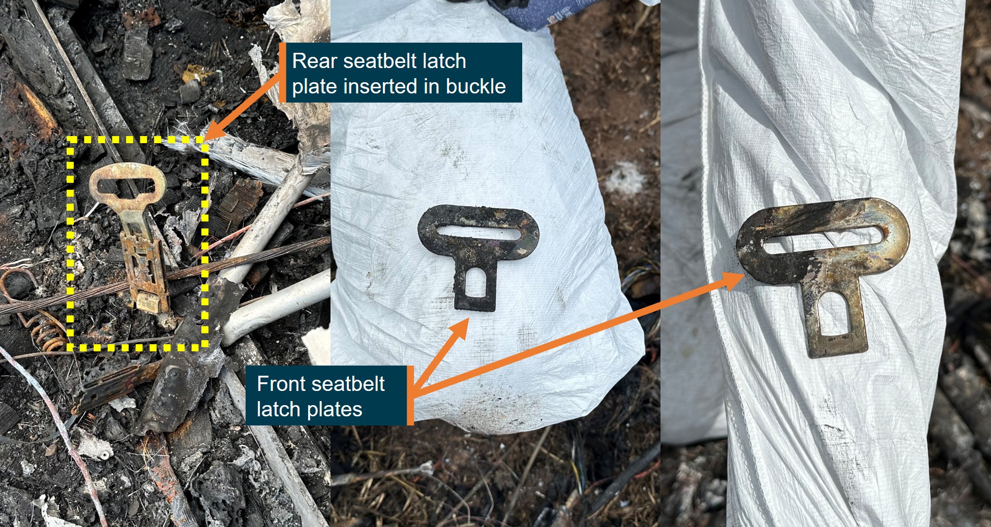 Aircraft seatbelt latch plates
