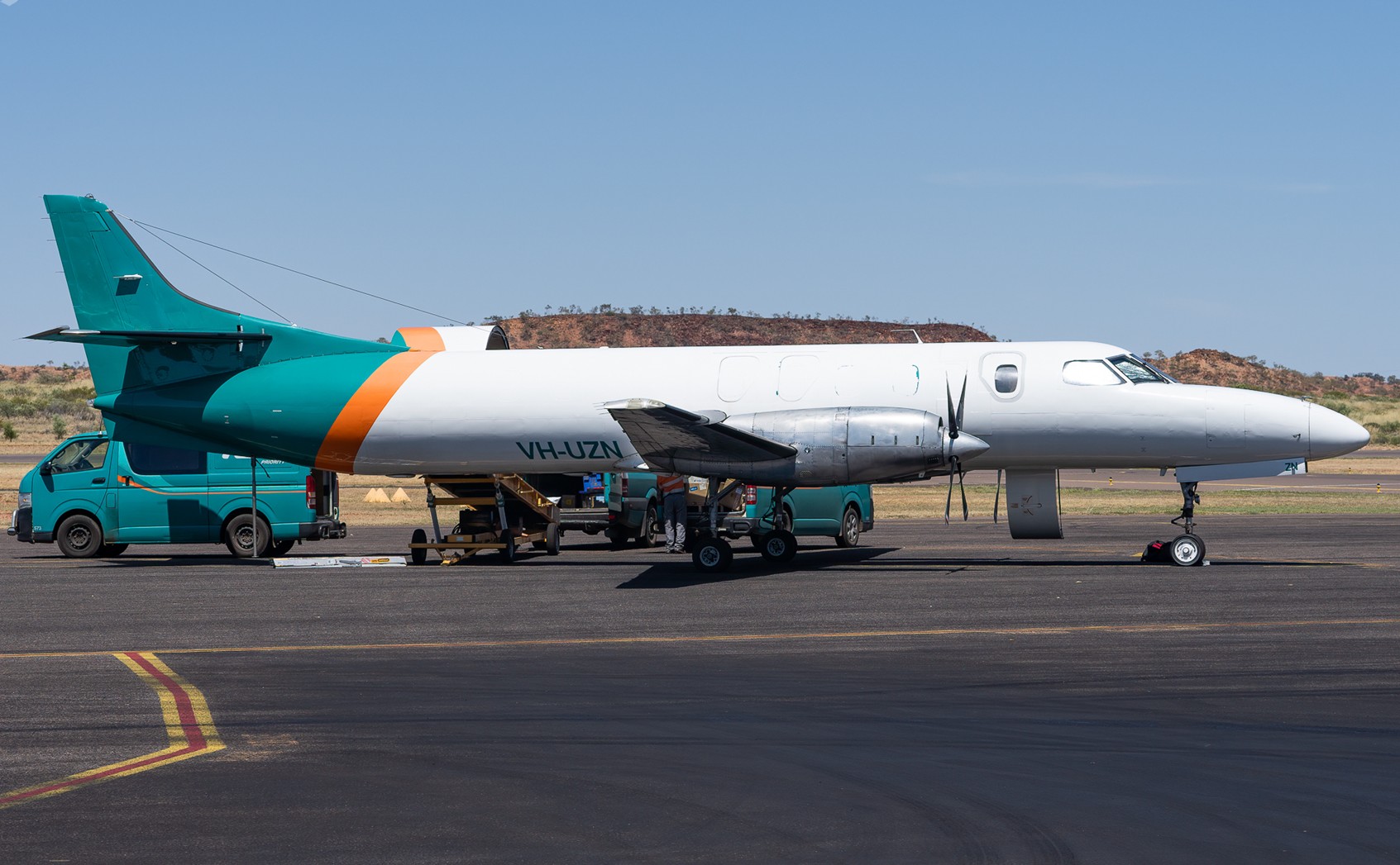 The incident aircraft.