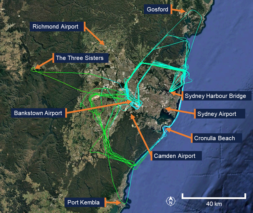 Previous flight data
