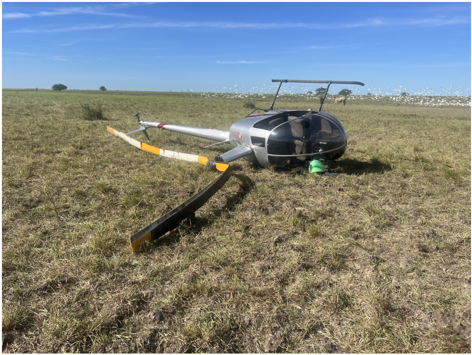 Photo of R22 in resting position