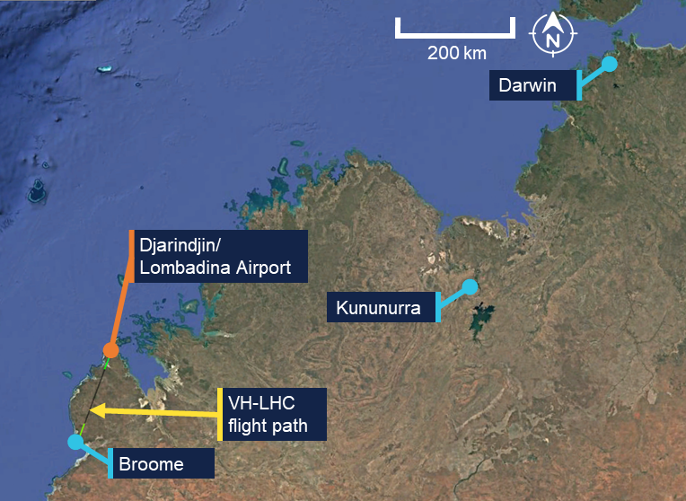 VH-LHC flight location