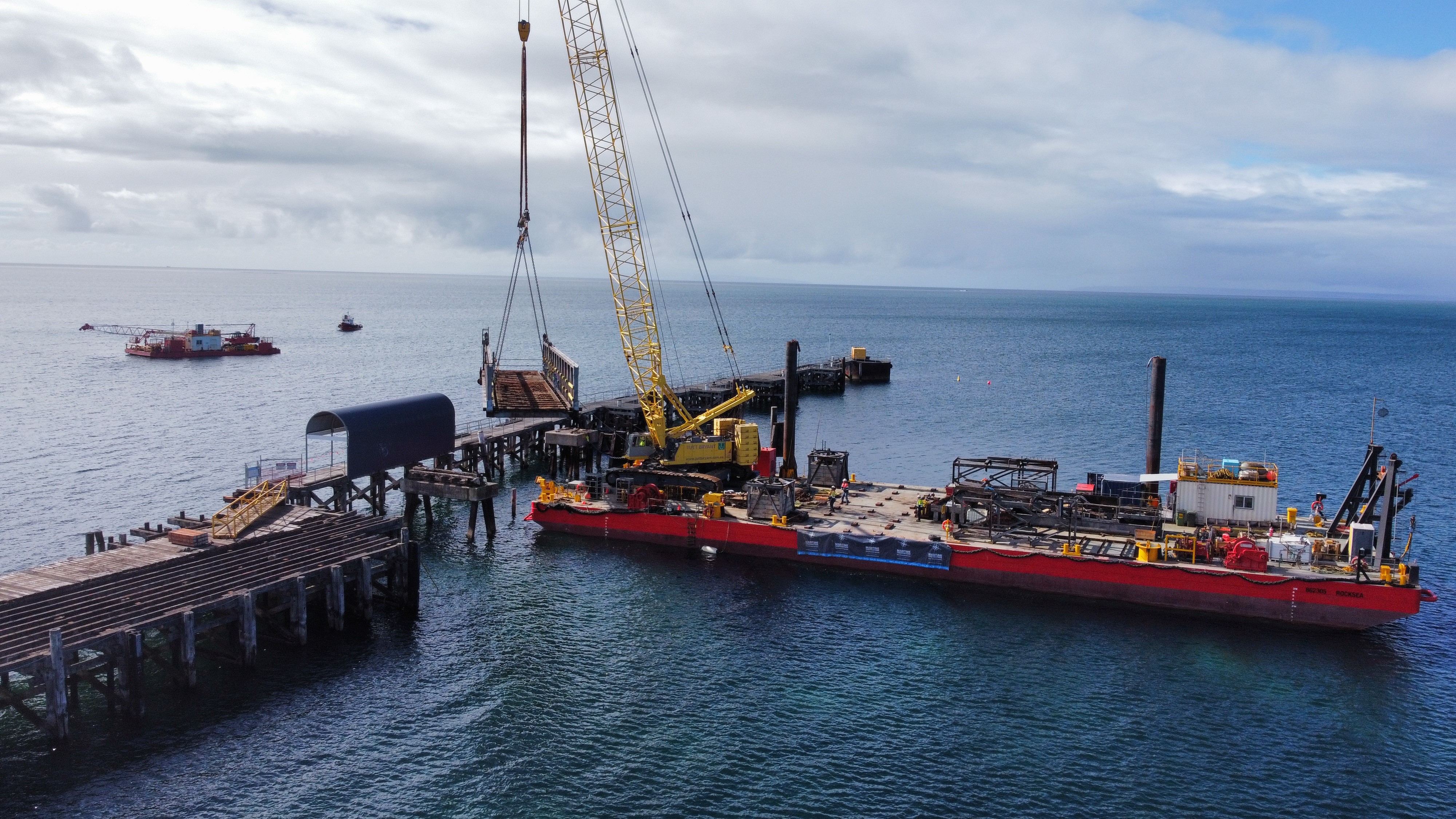 An image of the barge, Rocksea