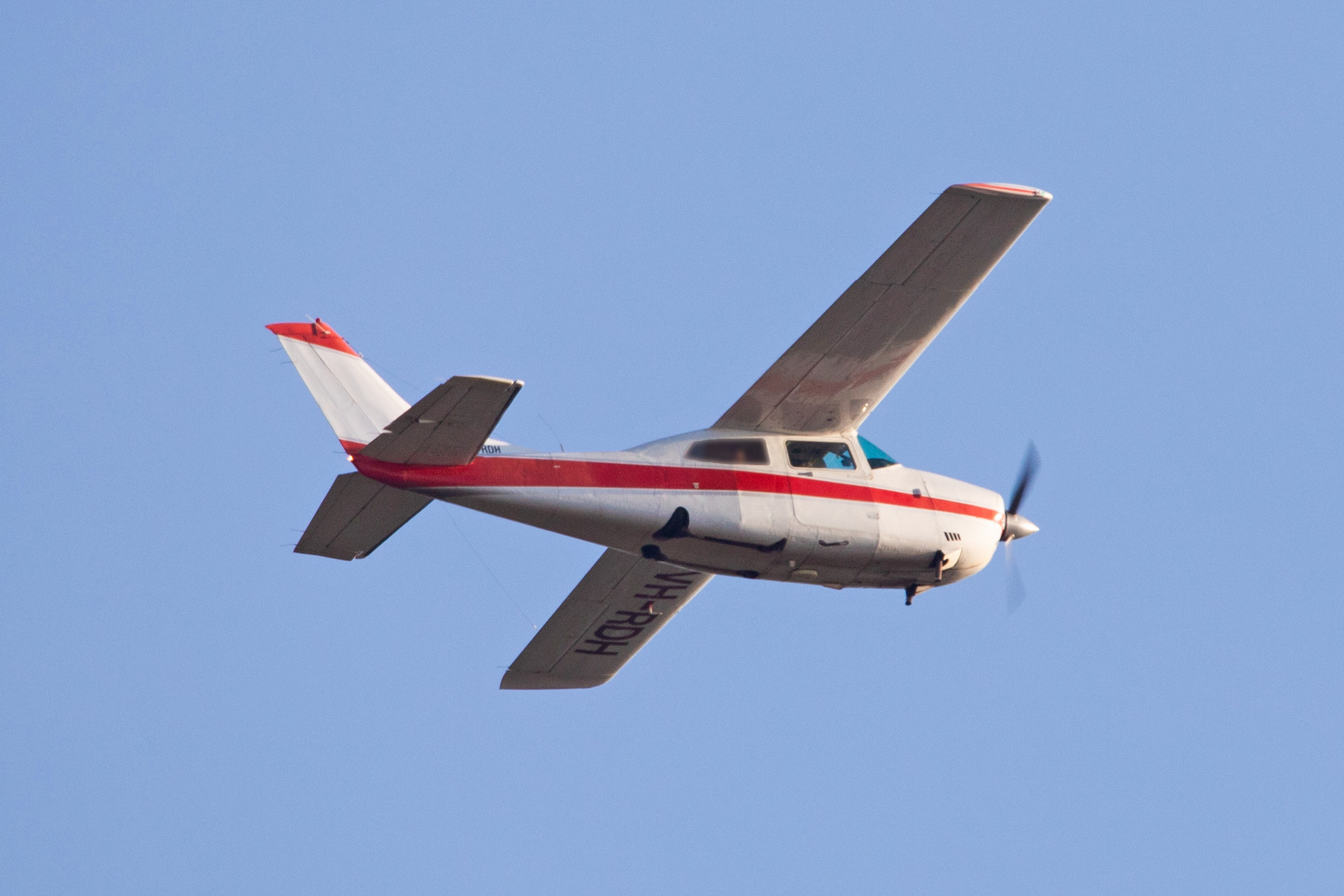 Accident aircraft inflight