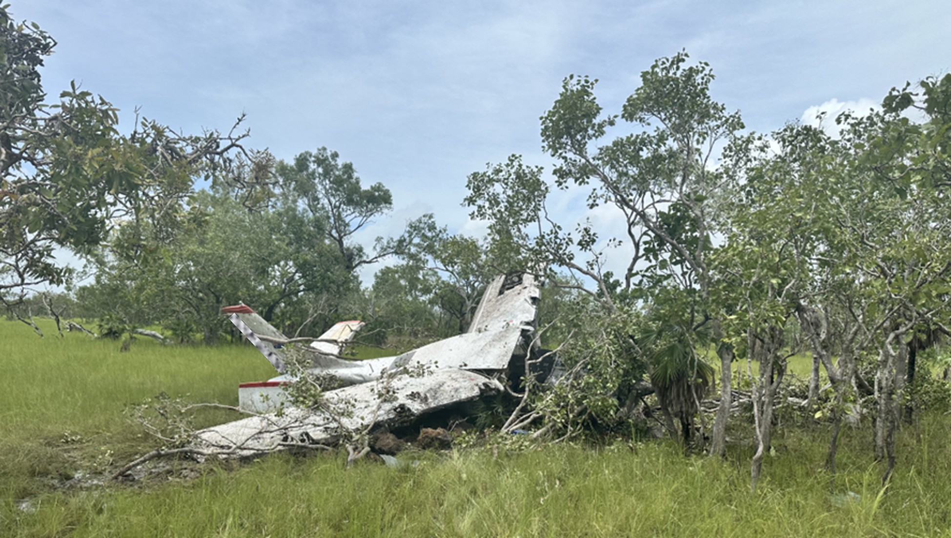 Aircraft wreckage