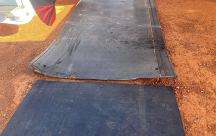 Figure 2: Dislodged inner matting