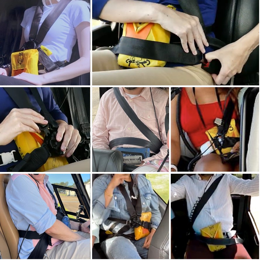 Figure 4: Examples of lifejacket interference