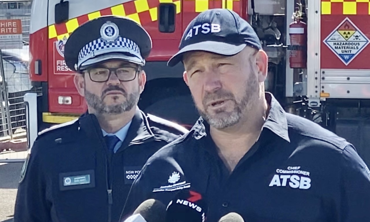 ATSB Chief Commissioner at a press conference