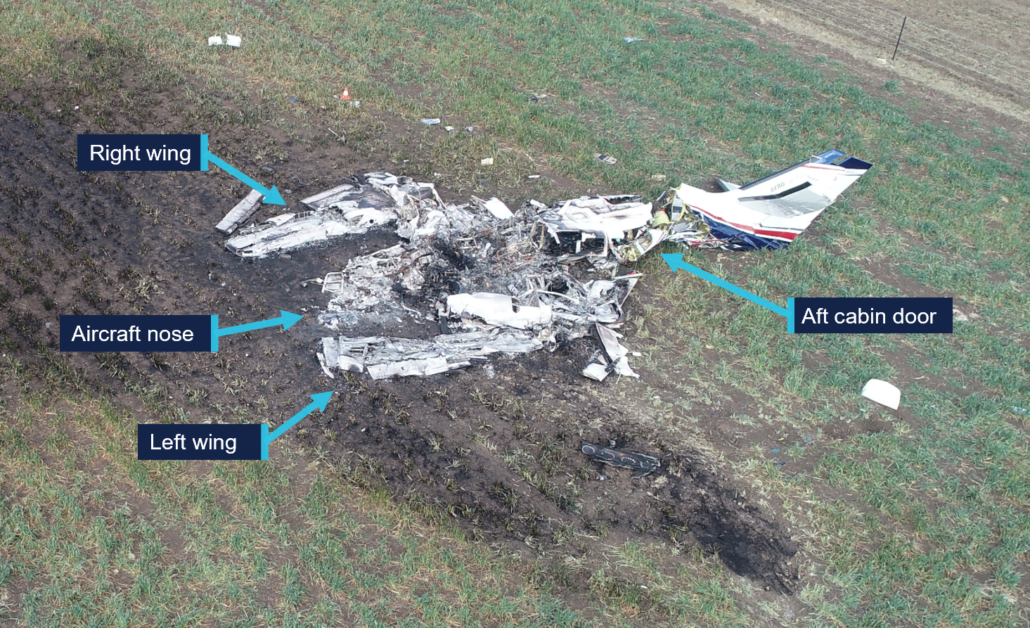 VH-EYQ wreckage