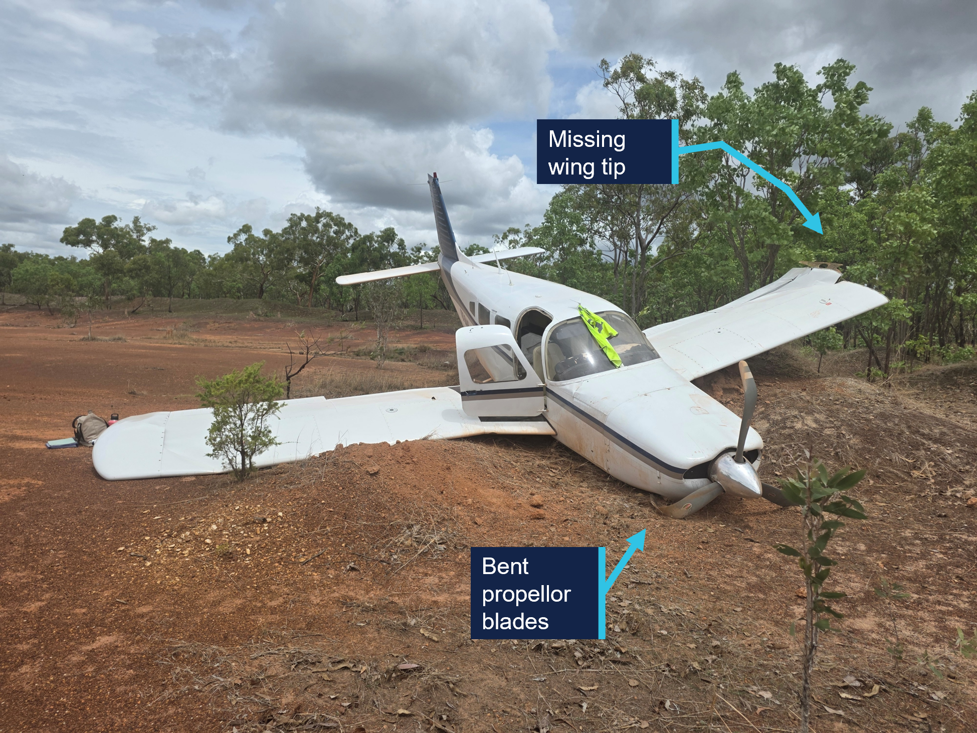 Aircraft accident site