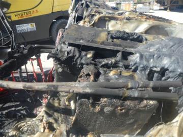 Fire damage to goods