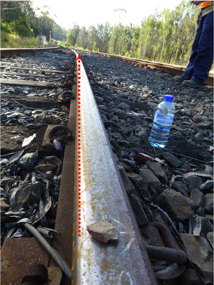 Figure 5: Point of climb and derailment