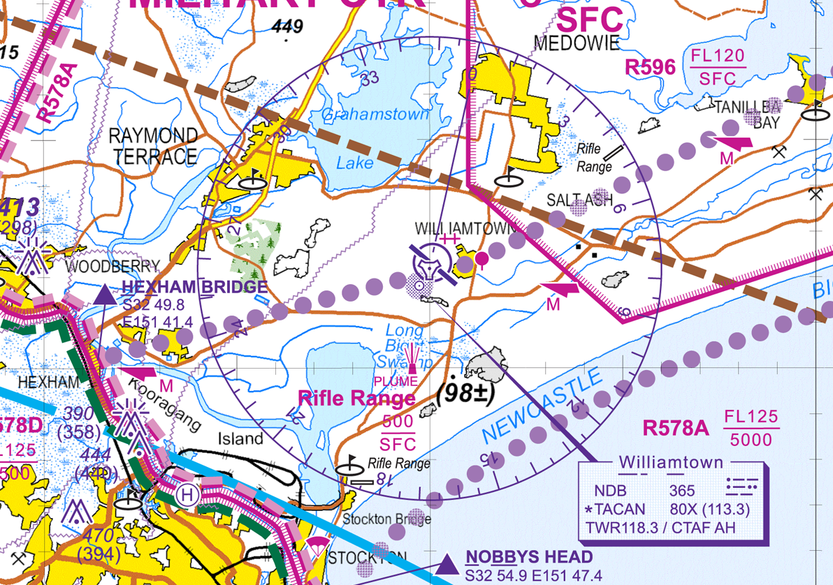 Williamtown Visual Terminal Chart