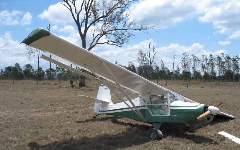 Wreckage of the Skyfox Source: Reporter