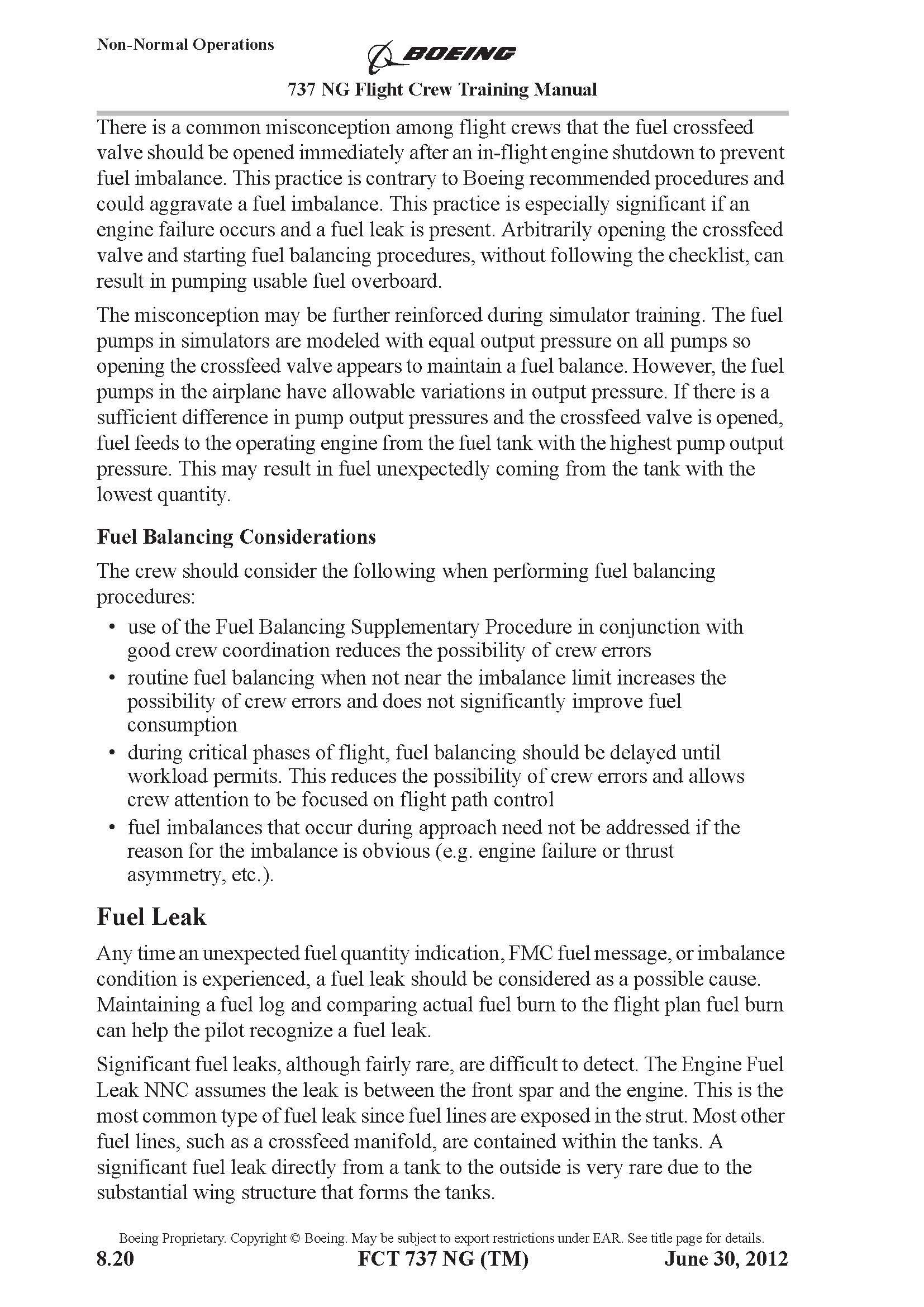 Flight Crew Training Manual extract