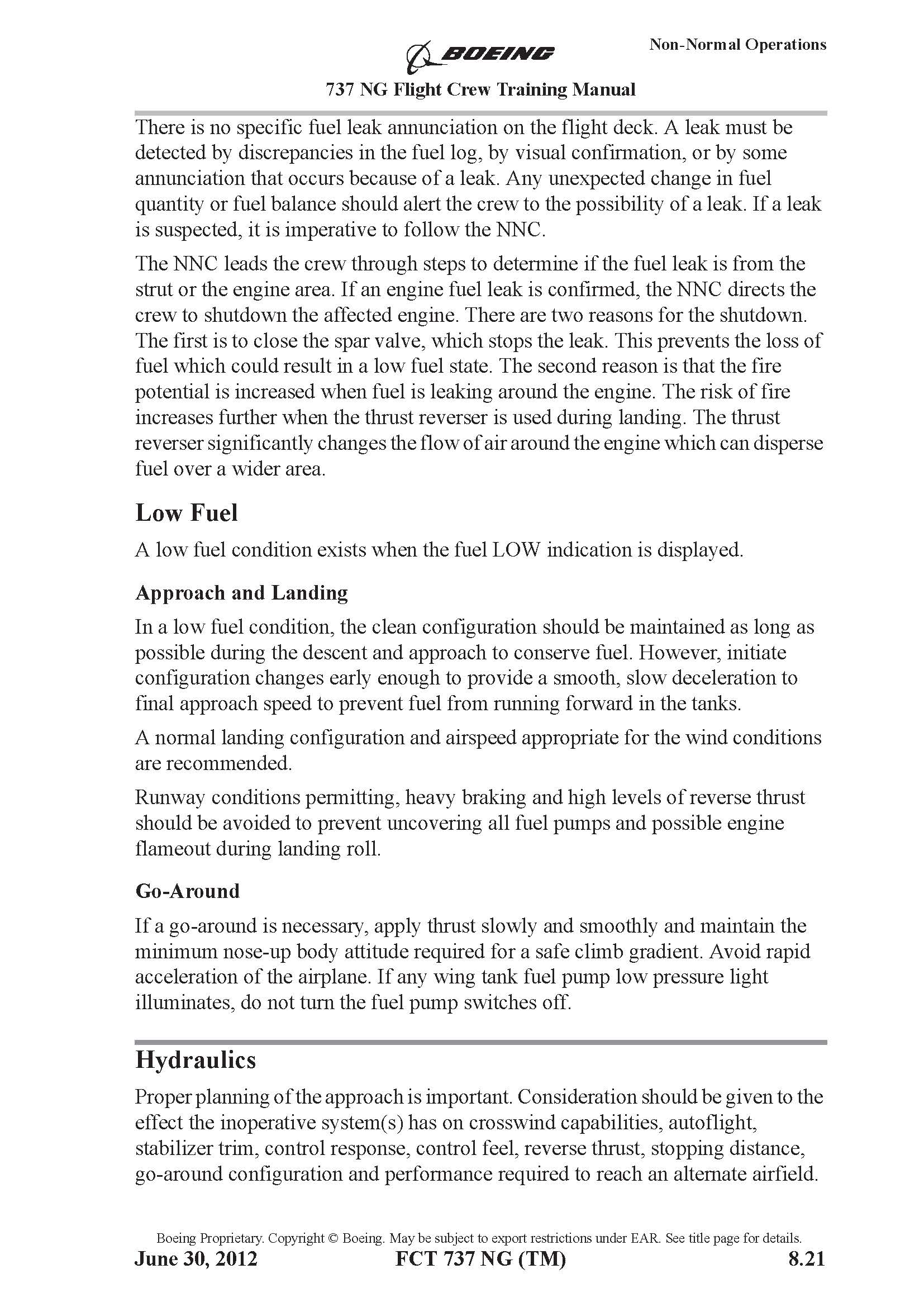 Flight Crew Training Manual extract
