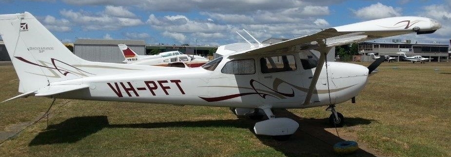 Figure 2: The C172S aircraft registered as VH-PFT