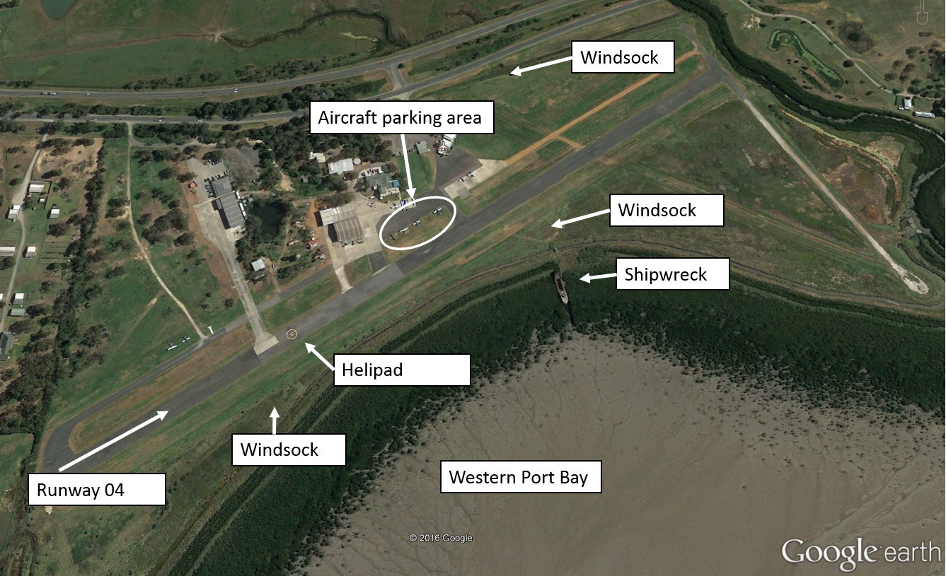Figure 1: Tooradin Airfield