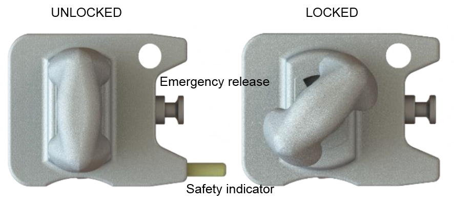 Figure 3: Twist lock engagement