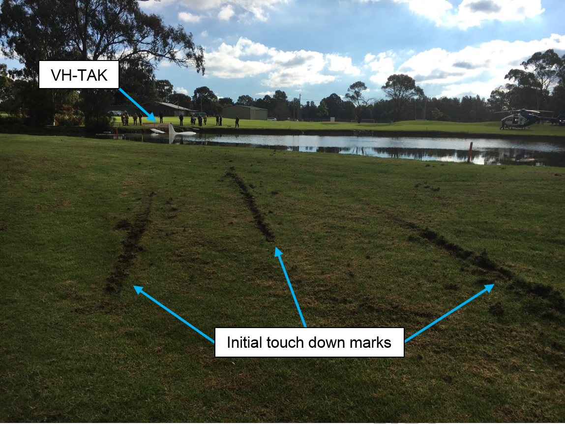 Figure 2: Touch down point
