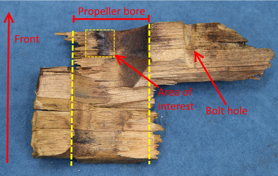Figure 3: Propeller remnants