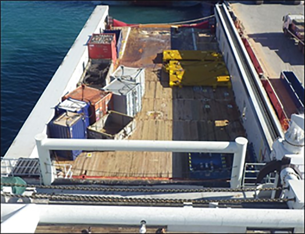 Skandi Pacific’s aft deck (Source: DOF Management)
