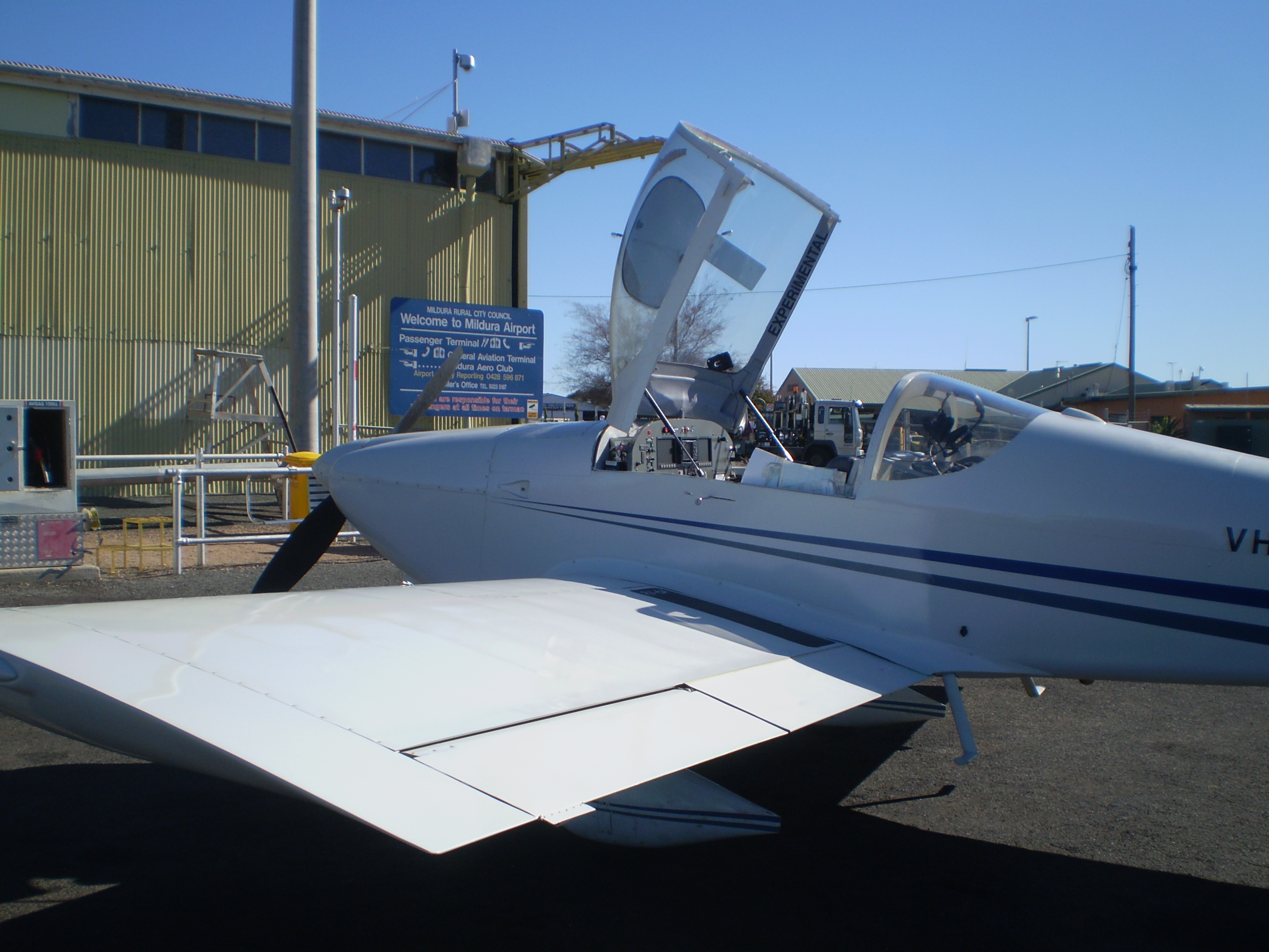 Tip-up canopy open (Source: Supplied)
