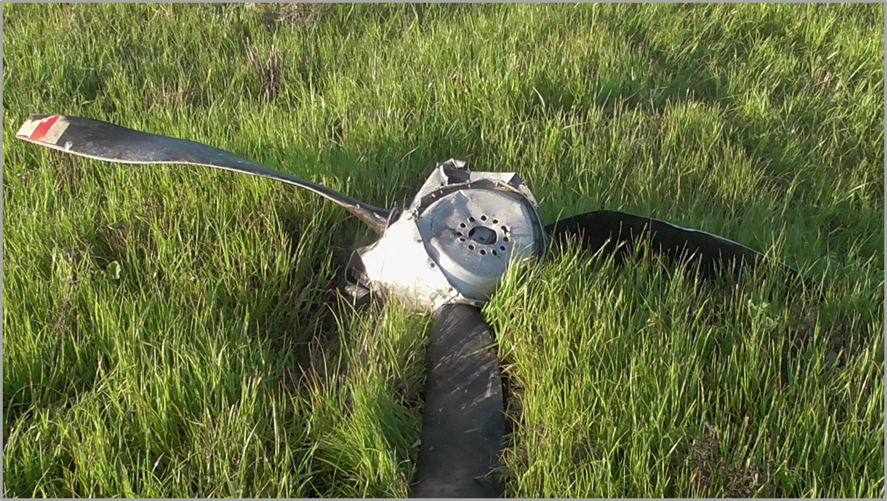 Figure 3: BCT damaged propeller