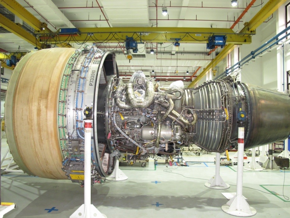 PW4168A engine S/N P733510Source: United States National Transportation Safety BoardPW4168A engine S/N P733510Source: United States National Transportation Safety Board